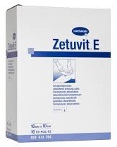 Hartmann Zetuvit E nedvszívó sebfedő párna 10x10 cm, steril, egyenként csomagolt, 1db