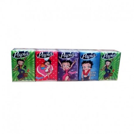 Betty Boop papírzsebkendő, 10x10db, 3 rétegű