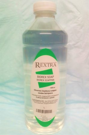 Biorex antibakteriális hatású glicerines folyékony szappan, 1liter