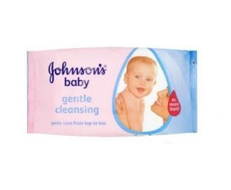 Johnson's Gentle Cleansing utazó törlőkendő, 20lap