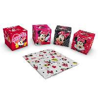 Kartika Minnie és Mickey mintás papírzsebkendő dobozban 56db