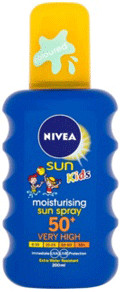 Nivea Kids SPF50+ naptej spray, 200ml