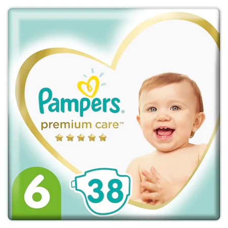Pampers Premium Care 6 XL  (13+ kg), 38db