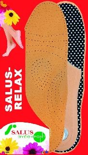 Salus Relax bőr talpbetét, haránt és lúdtalp emeléssel, 1 pár, többféle méret