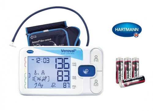 Hartmann Veroval Duo Control automata felkaros vérnyomásmérő (volt Tensoval Duo Control)